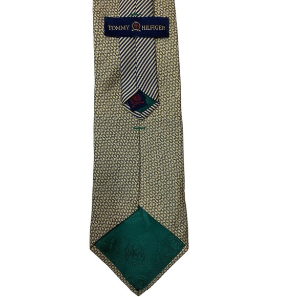 Set of 3 Tommy Hilfiger Mens Silk Printed Executive Ties Wardrobe Professional - Picture 4 of 16